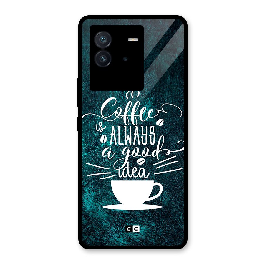 Always Coffee Glass Back Case for Vivo iQOO Neo 6 5G