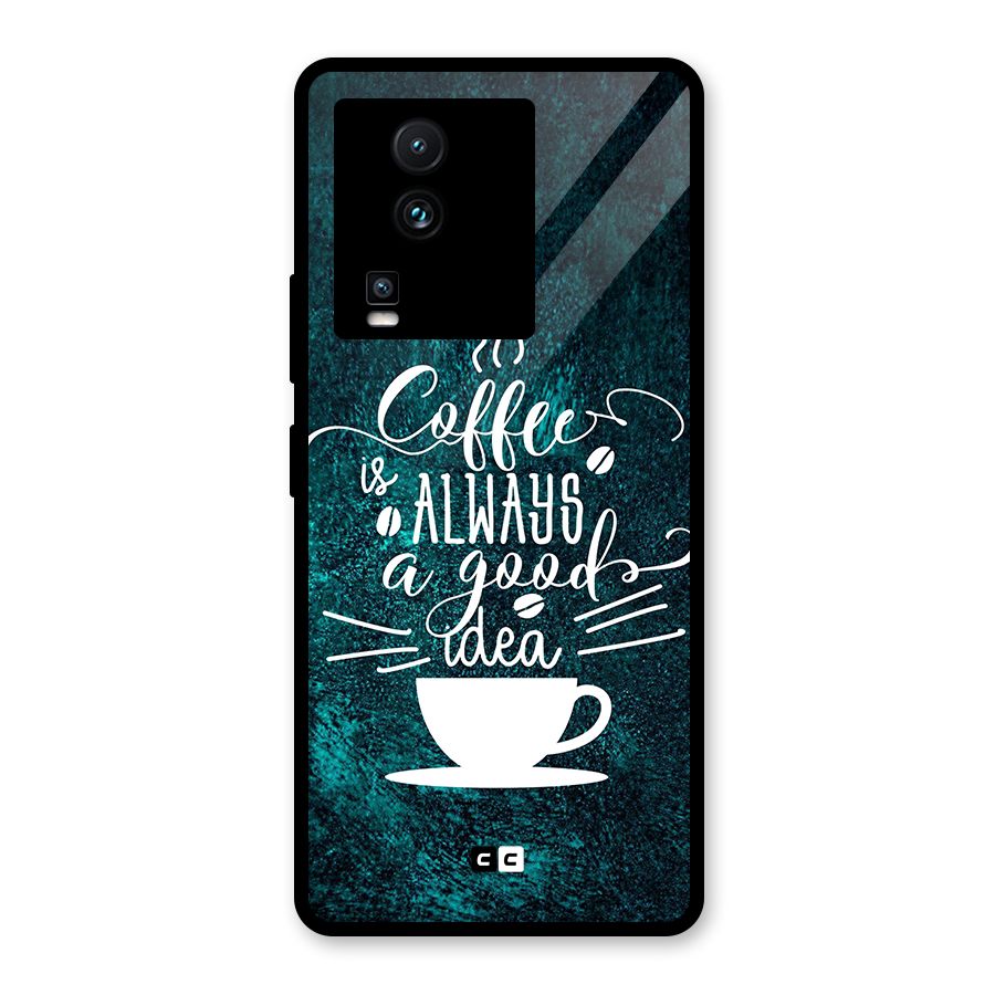 Always Coffee Glass Back Case for Vivo iQOO Neo 7 Pro