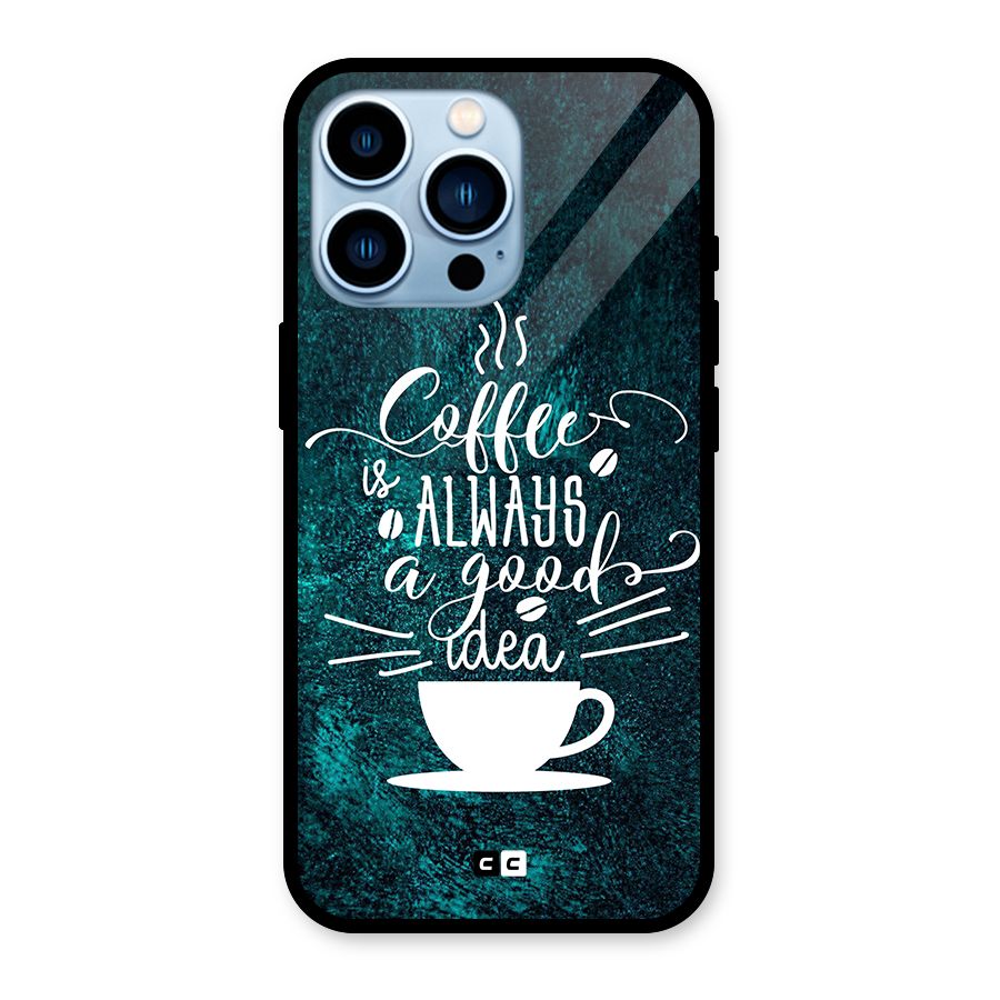 Always Coffee Glass Back Case for iPhone 13 Pro