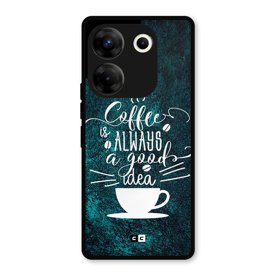 Always Coffee Metal Back Case for Tecno Camon 20