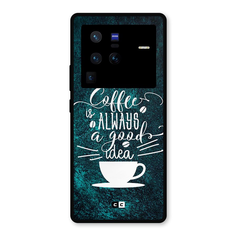 Always Coffee Metal Back Case for Vivo X80 Pro