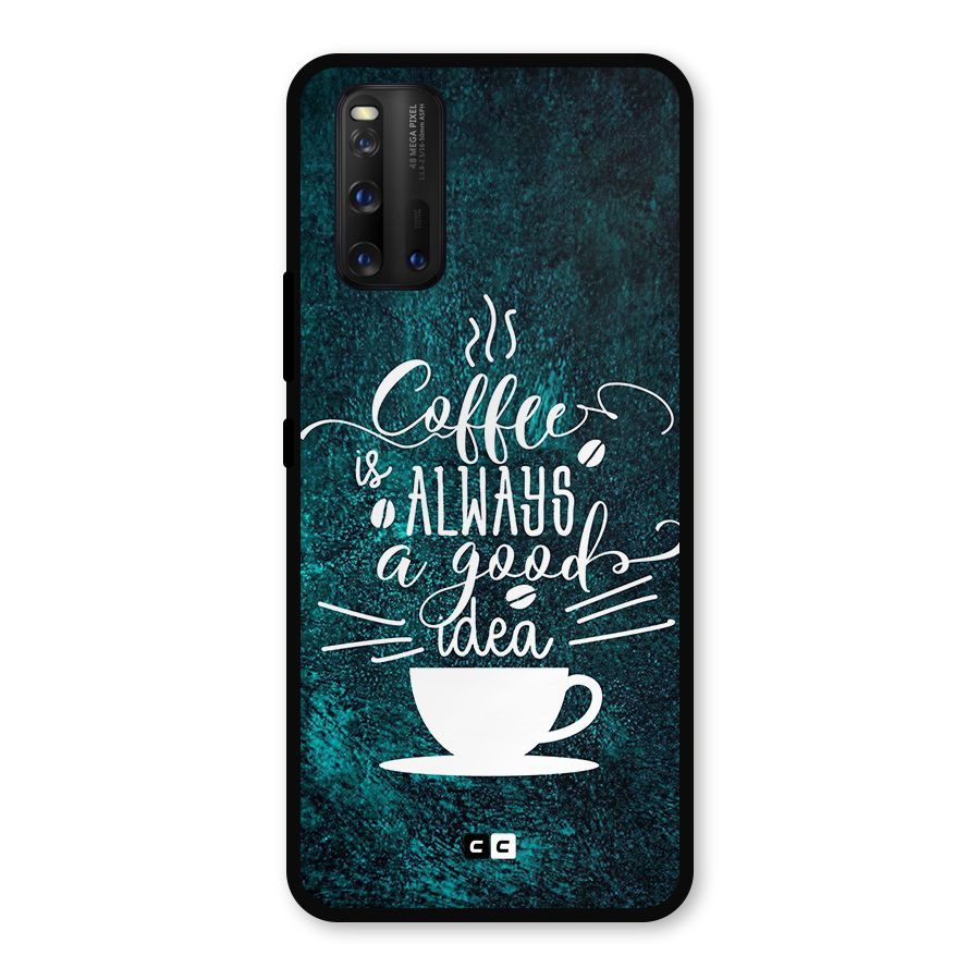 Always Coffee Metal Back Case for iQOO 3