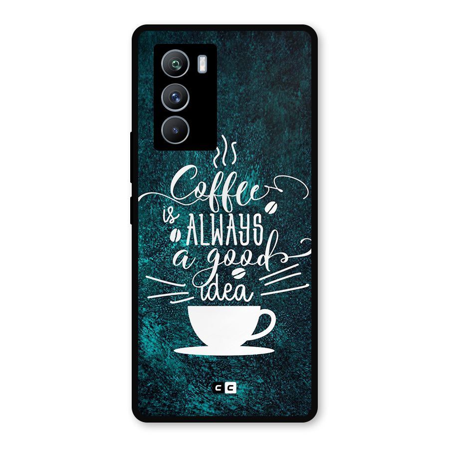 Always Coffee Metal Back Case for iQOO 9 SE