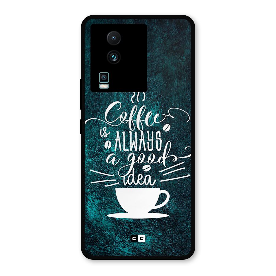 Always Coffee Metal Back Case for iQOO Neo 7