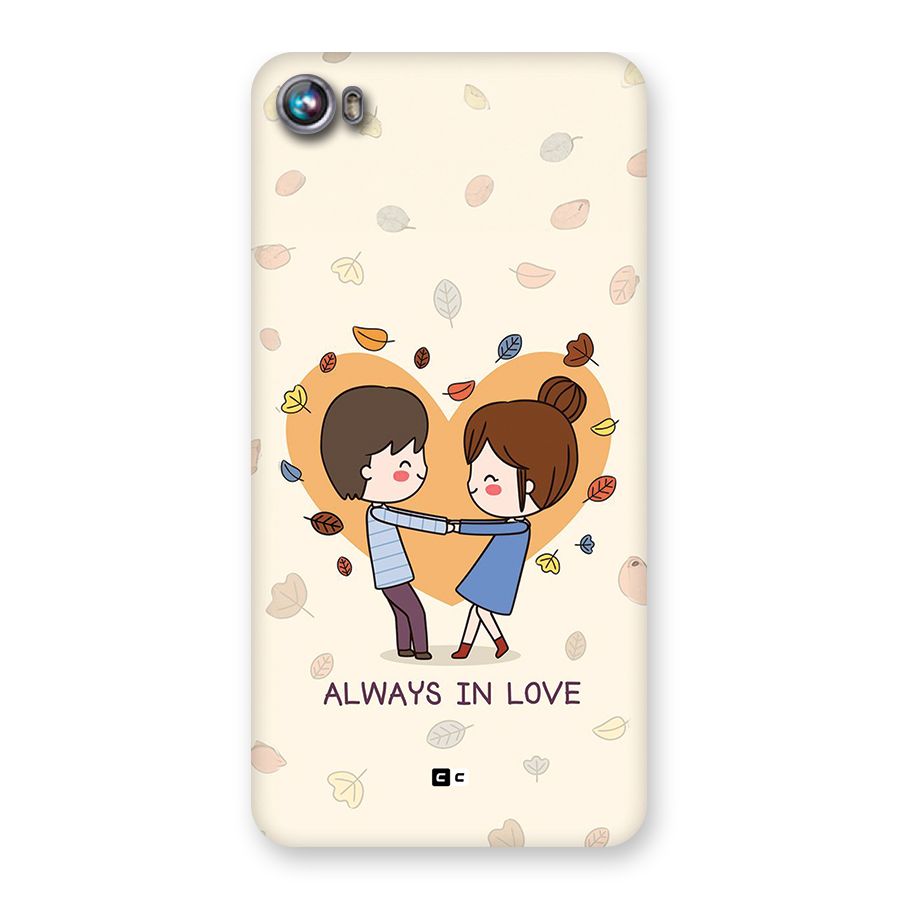 Always In Love Back Case for Canvas Fire 4 (A107)