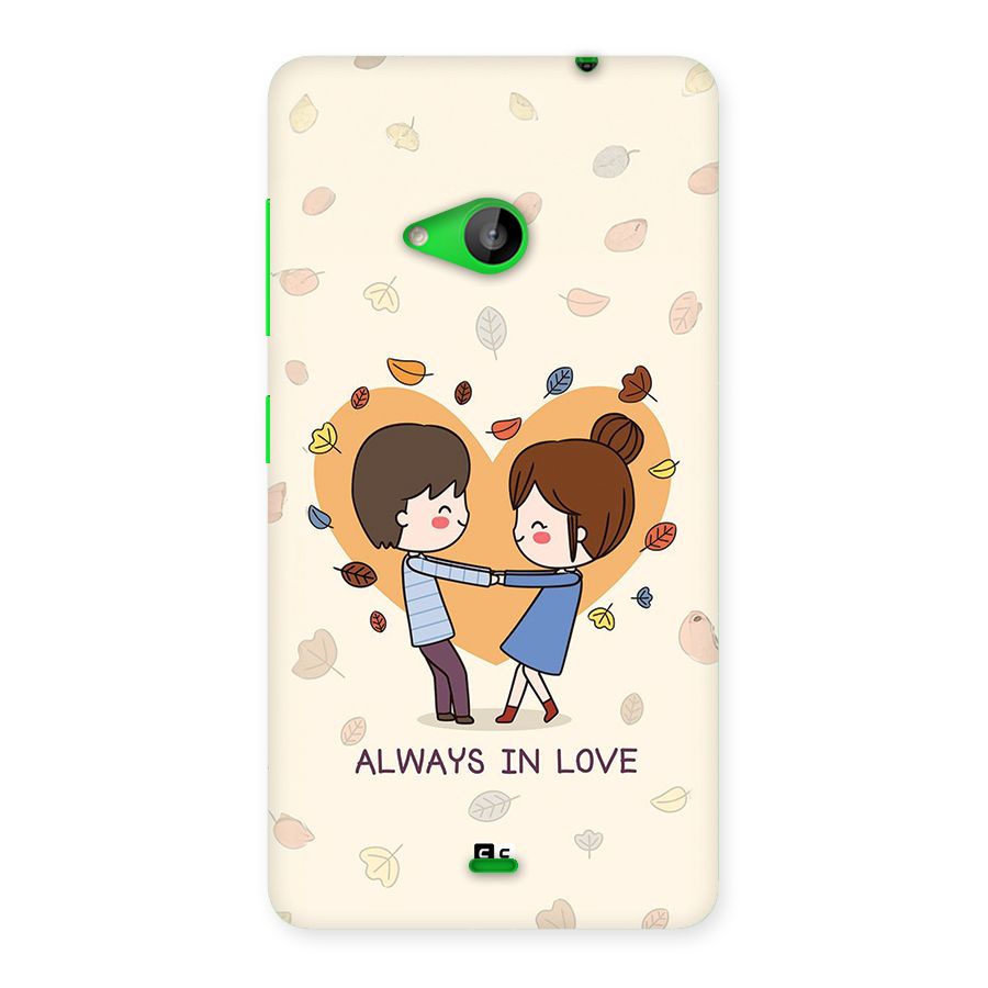 Always In Love Back Case for Lumia 535