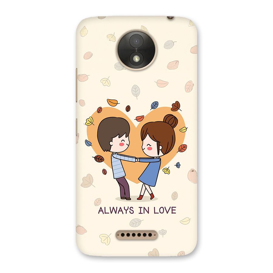 Always In Love Back Case for Moto C Plus