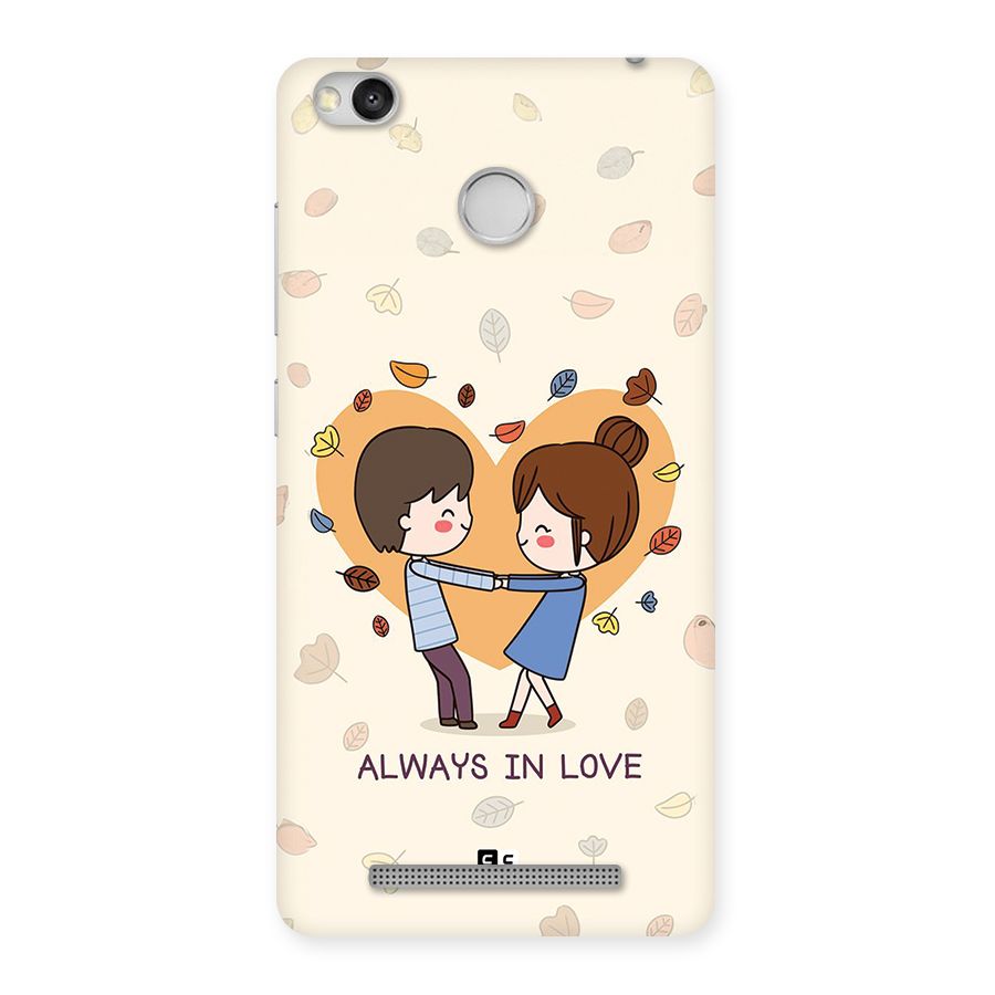 Always In Love Back Case for Redmi 3S Prime