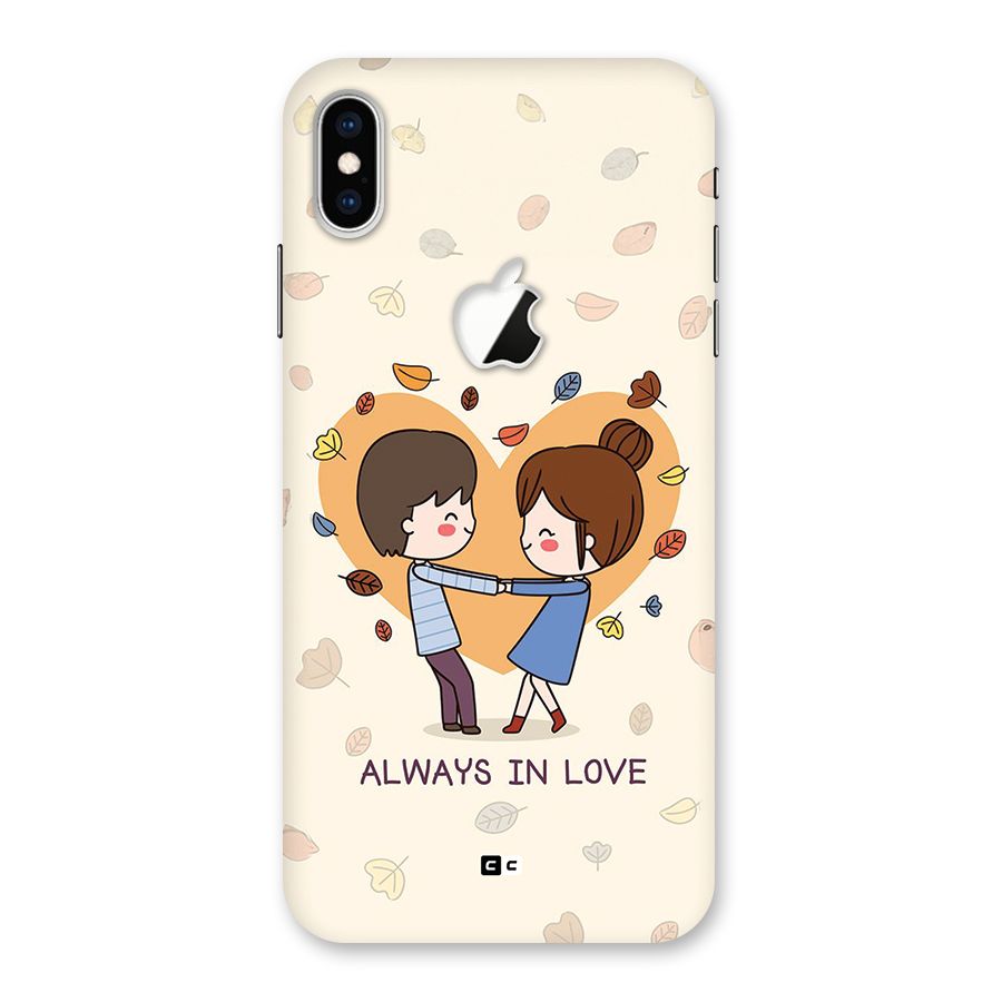 Always In Love Back Case for iPhone XS Max Apple Cut