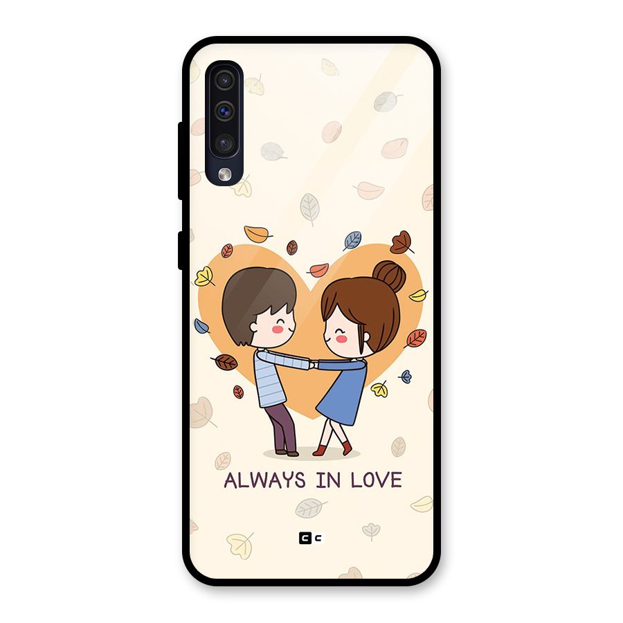 Always In Love Glass Back Case for Galaxy A30s