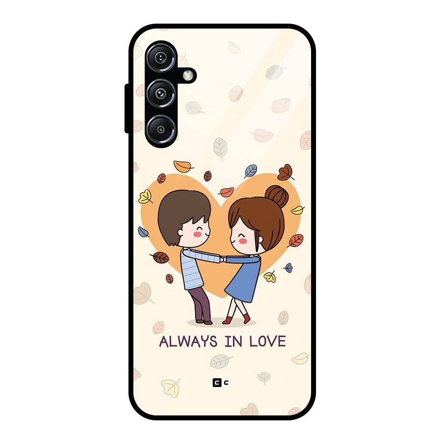 Always In Love Glass Back Case for Galaxy M34 5G