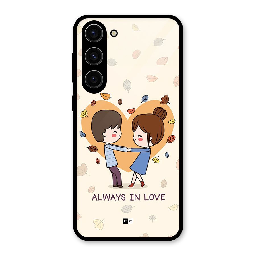 Always In Love Glass Back Case for Galaxy S23 Plus