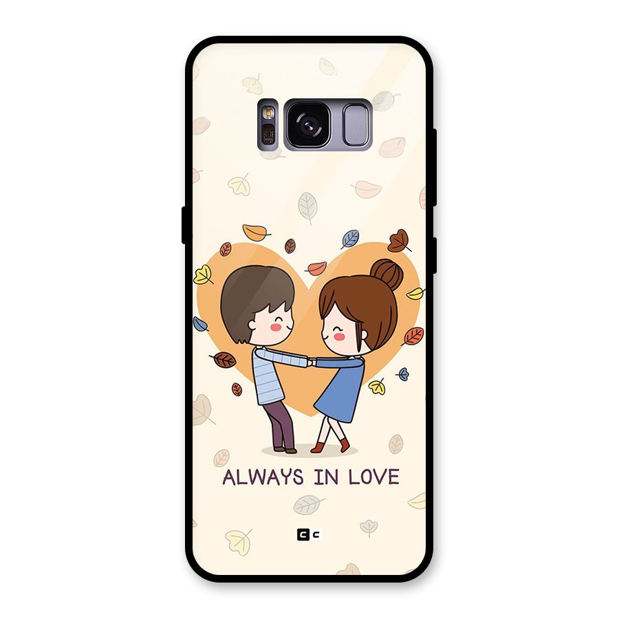 Always In Love Glass Back Case for Galaxy S8