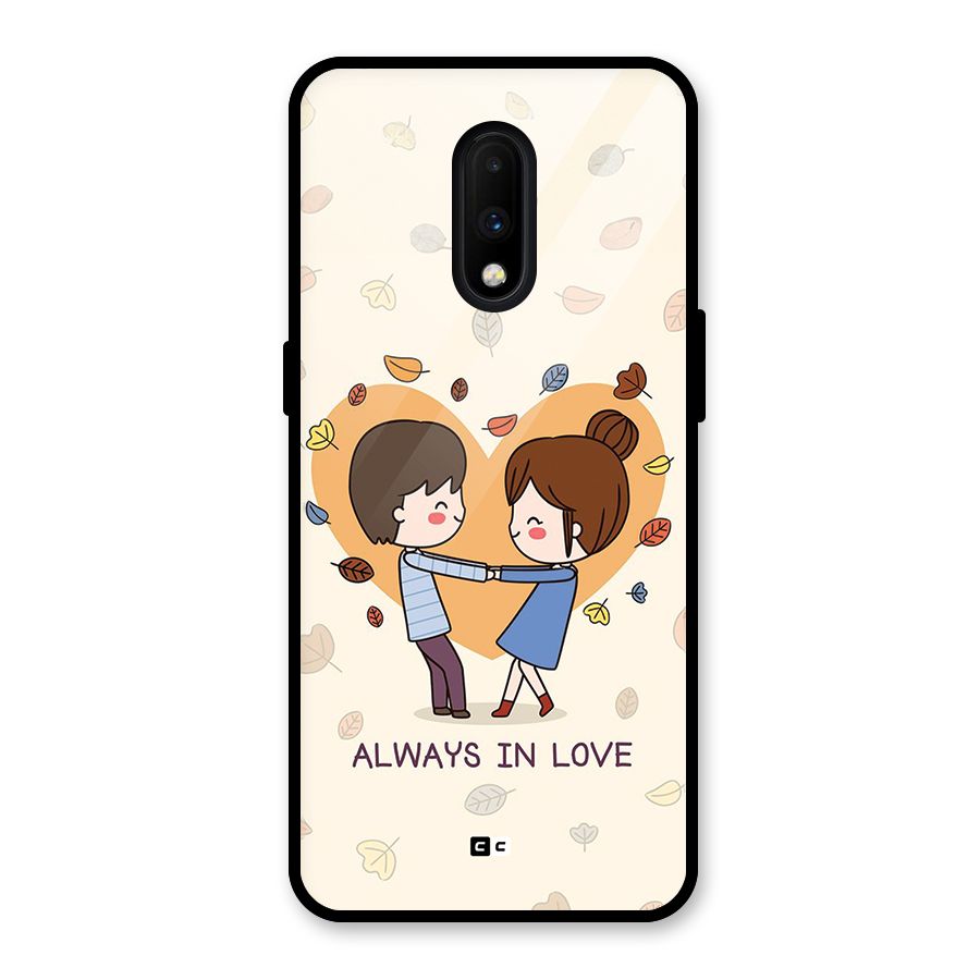 Always In Love Glass Back Case for OnePlus 7