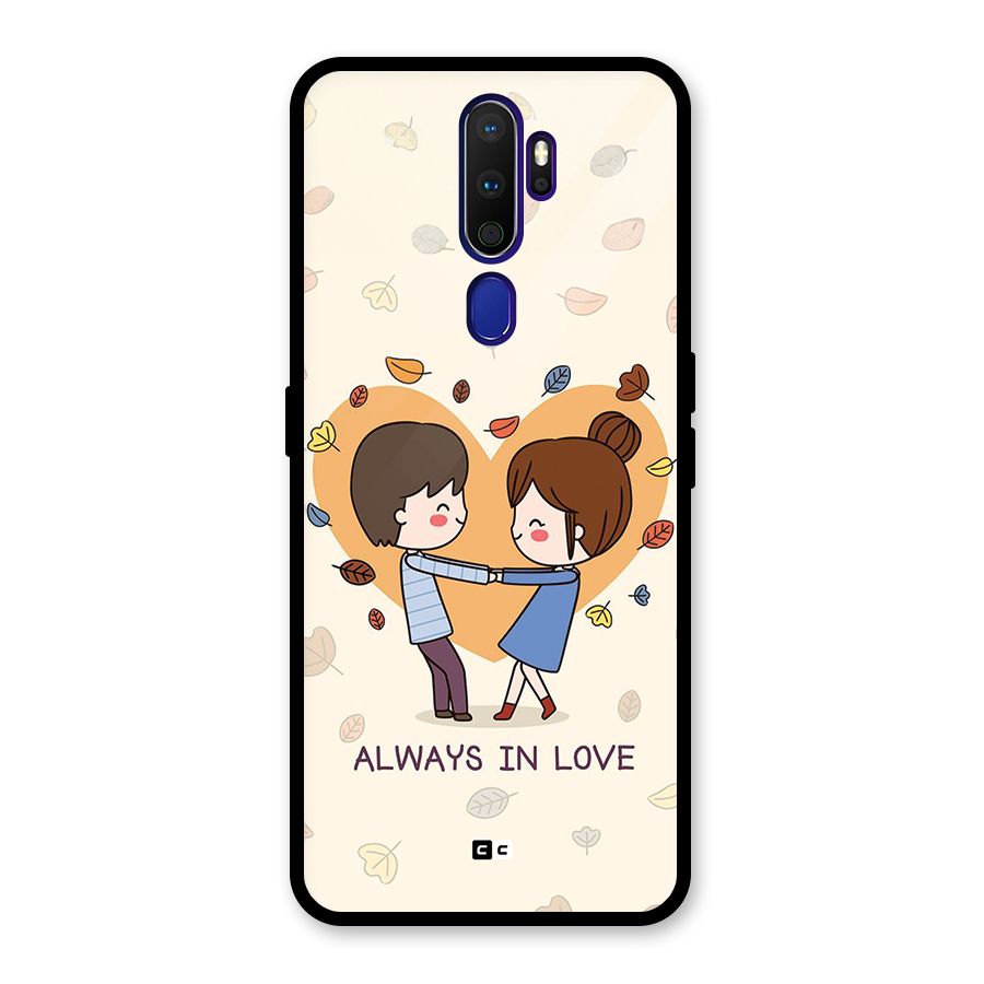 Always In Love Glass Back Case for Oppo A9 (2020)