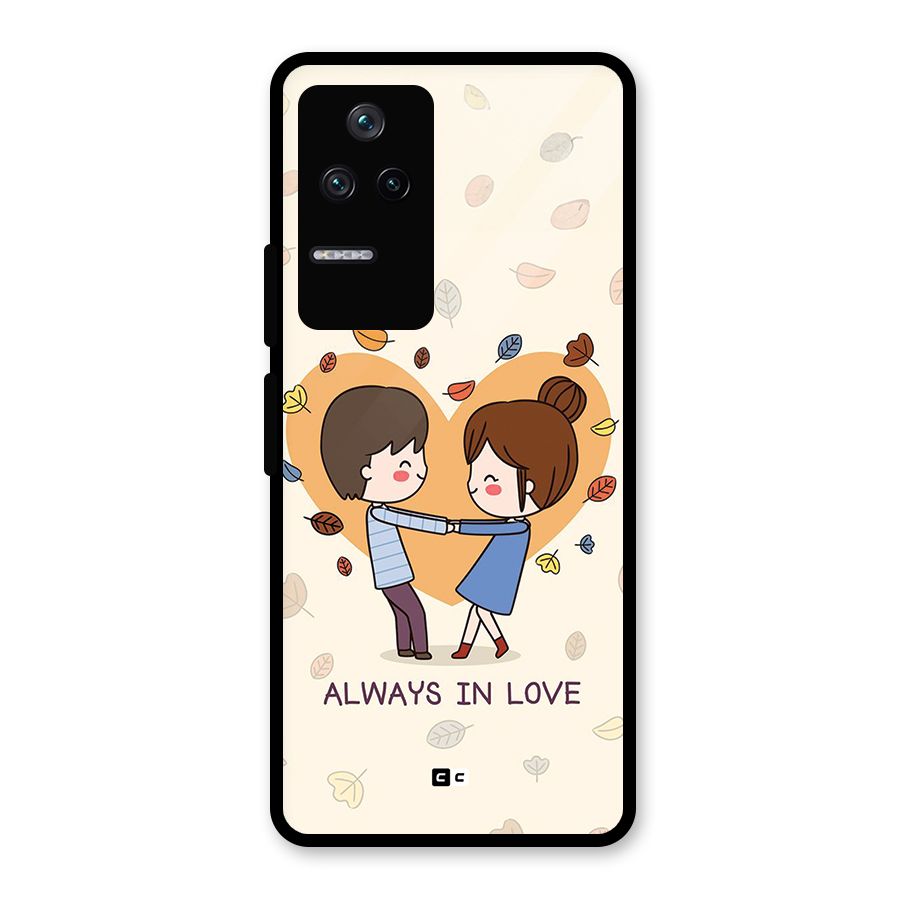 Always In Love Glass Back Case for Poco F4 5G