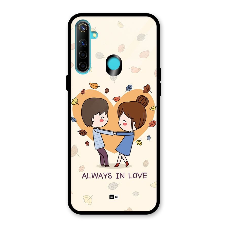 Always In Love Glass Back Case for Realme 5i