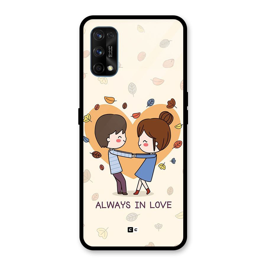 Always In Love Glass Back Case for Realme 7 Pro
