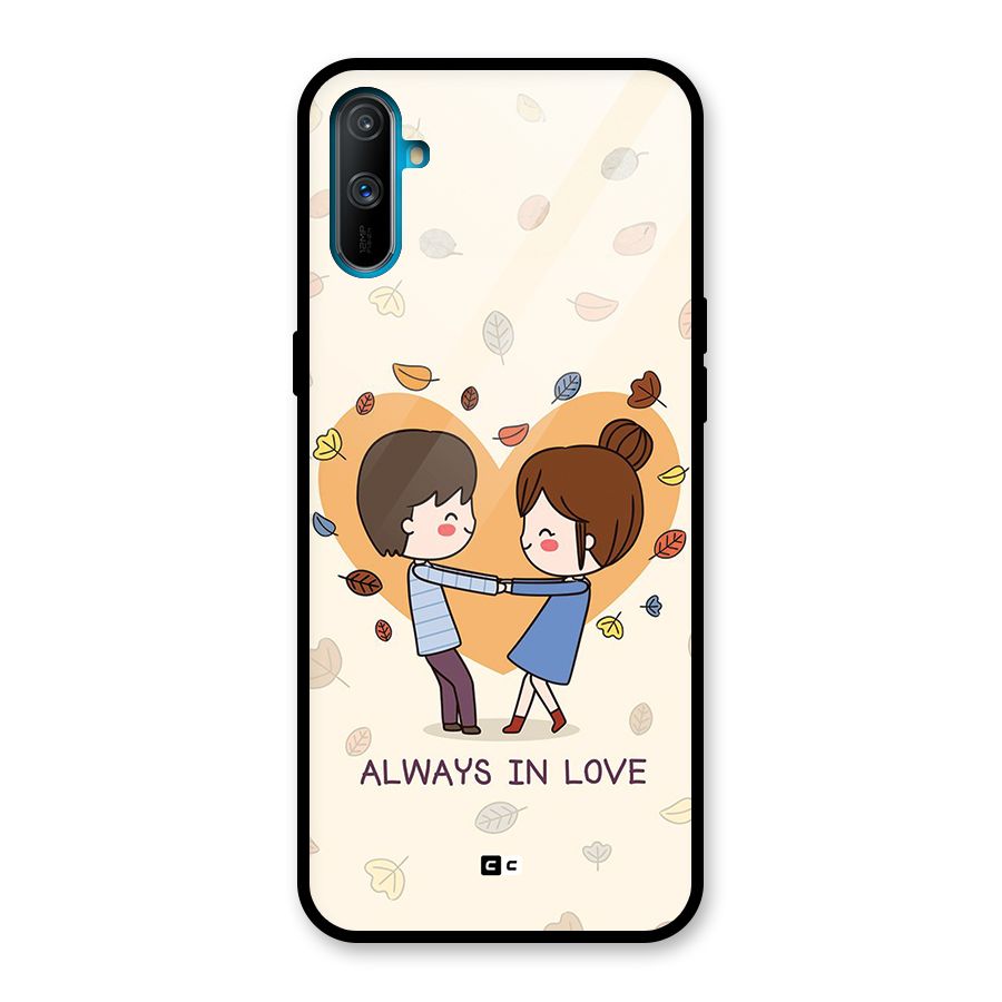 Always In Love Glass Back Case for Realme C3