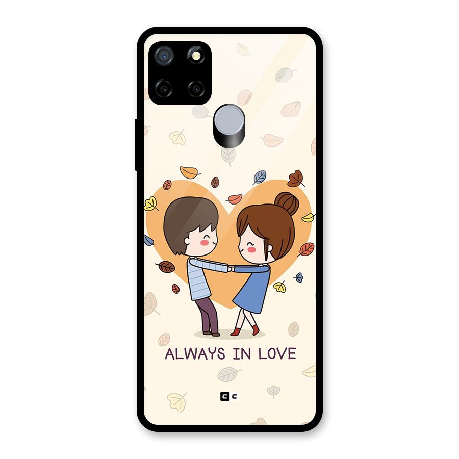 Always In Love Glass Back Case for Realme Narzo 20
