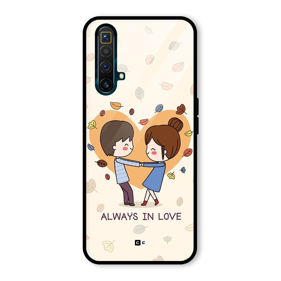 Always In Love Glass Back Case for Realme X3
