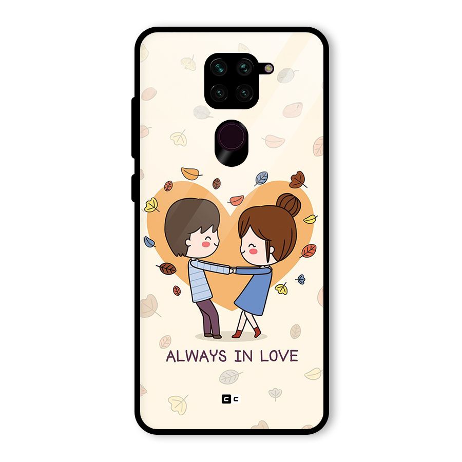 Always In Love Glass Back Case for Redmi Note 9