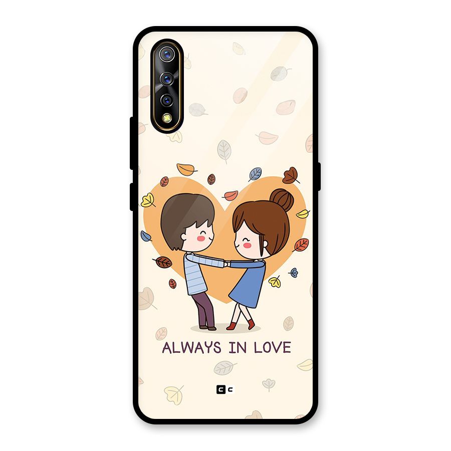 Always In Love Glass Back Case for Vivo S1