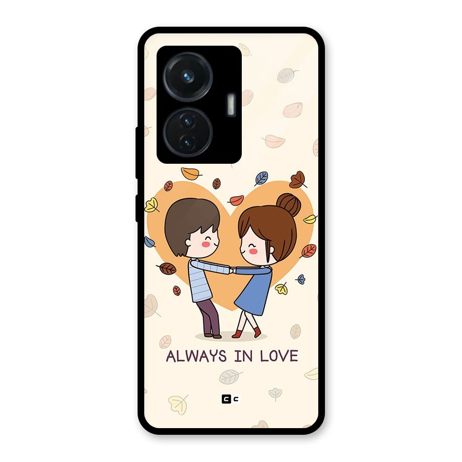 Always In Love Glass Back Case for Vivo T1 44W