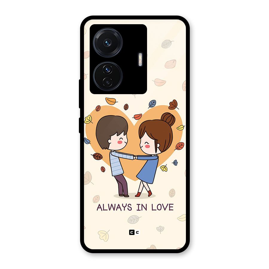 Always In Love Glass Back Case for Vivo T1 Pro