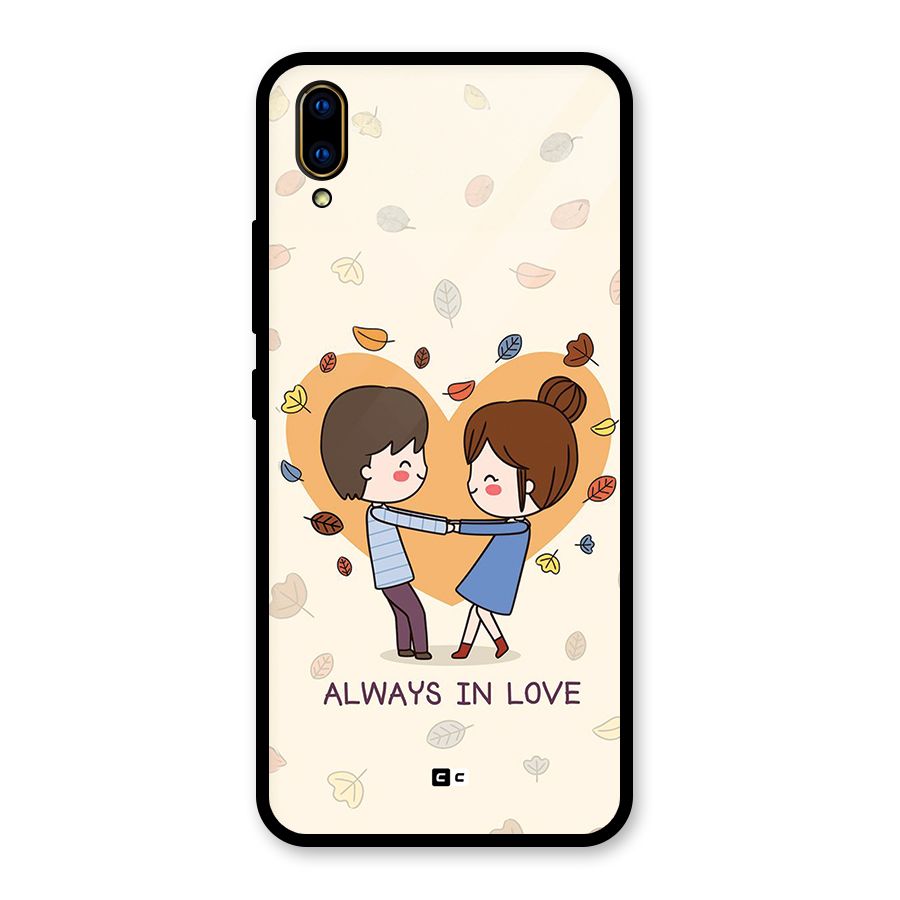 Always In Love Glass Back Case for Vivo V11 Pro