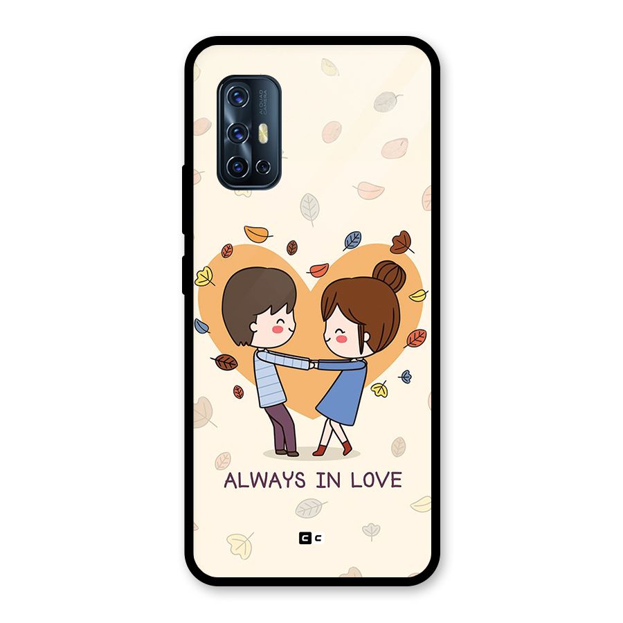 Always In Love Glass Back Case for Vivo V17