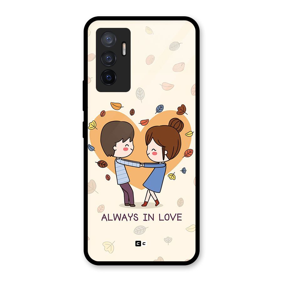 Always In Love Glass Back Case for Vivo V23e