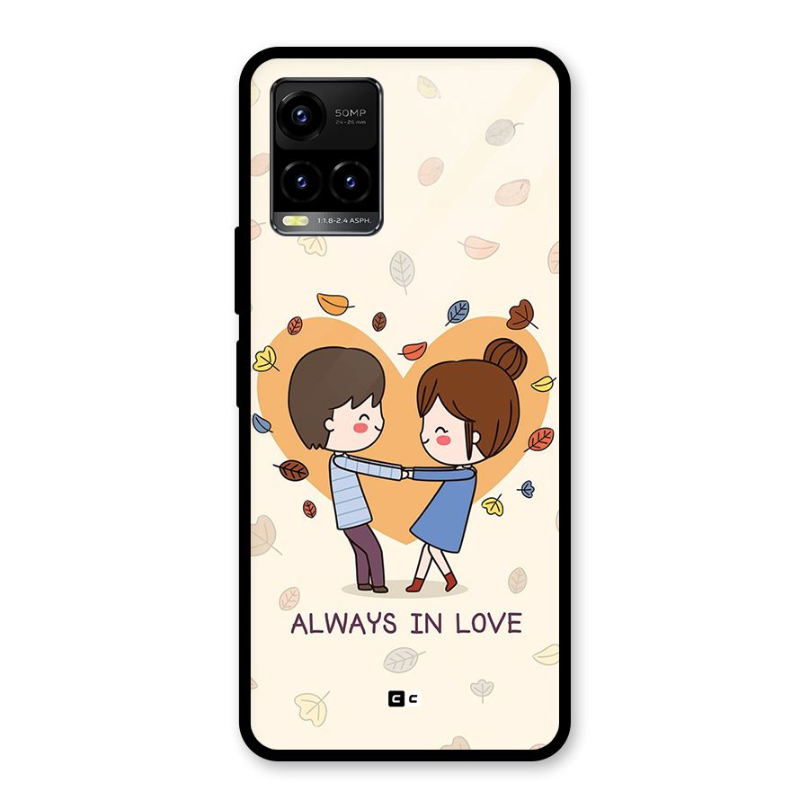 Always In Love Glass Back Case for Vivo Y21T