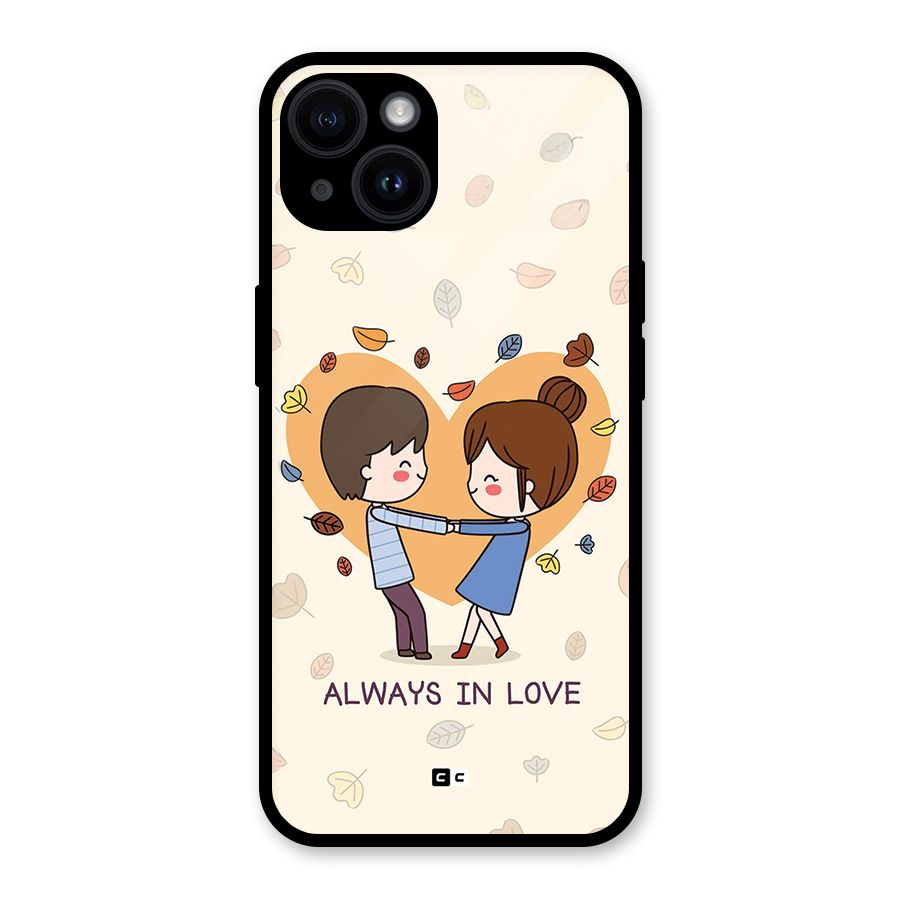 Always In Love Glass Back Case for iPhone 14