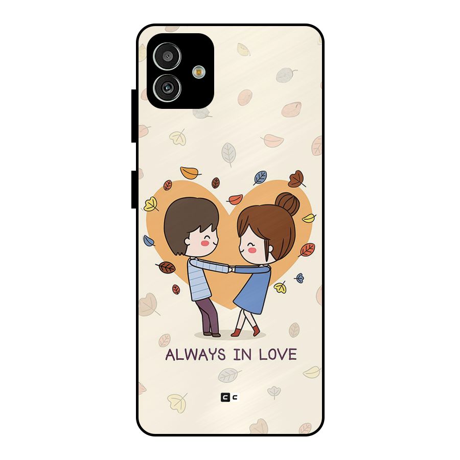 Always In Love Metal Back Case for Galaxy M13 5G