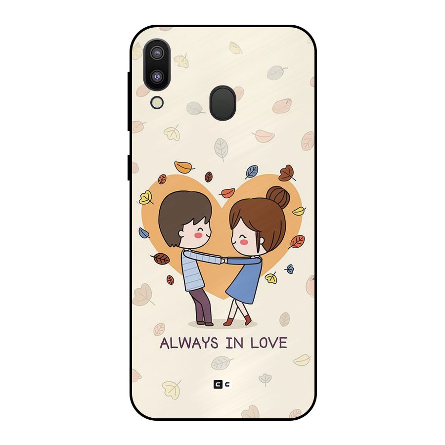 Always In Love Metal Back Case for Galaxy M20