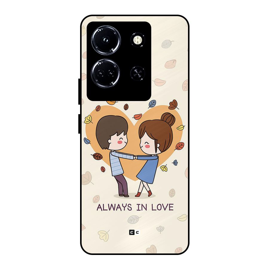 Always In Love Metal Back Case for Infinix Note 30 5G