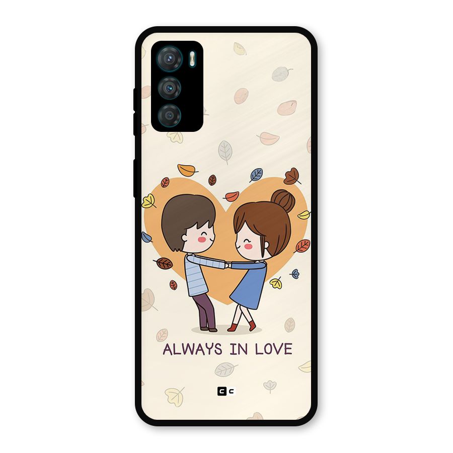 Always In Love Metal Back Case for Moto G42