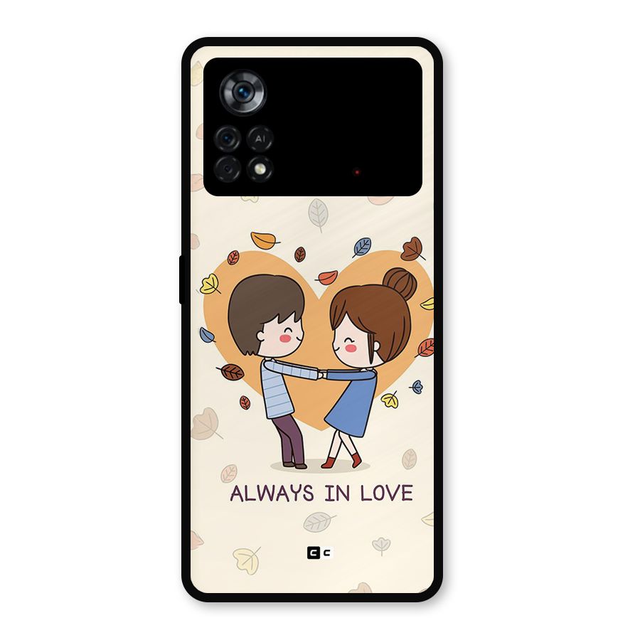 Always In Love Metal Back Case for Poco X4 Pro 5G