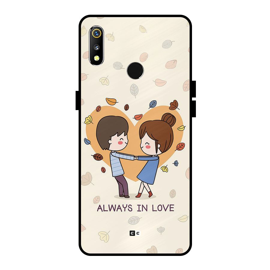 Always In Love Metal Back Case for Realme 3i