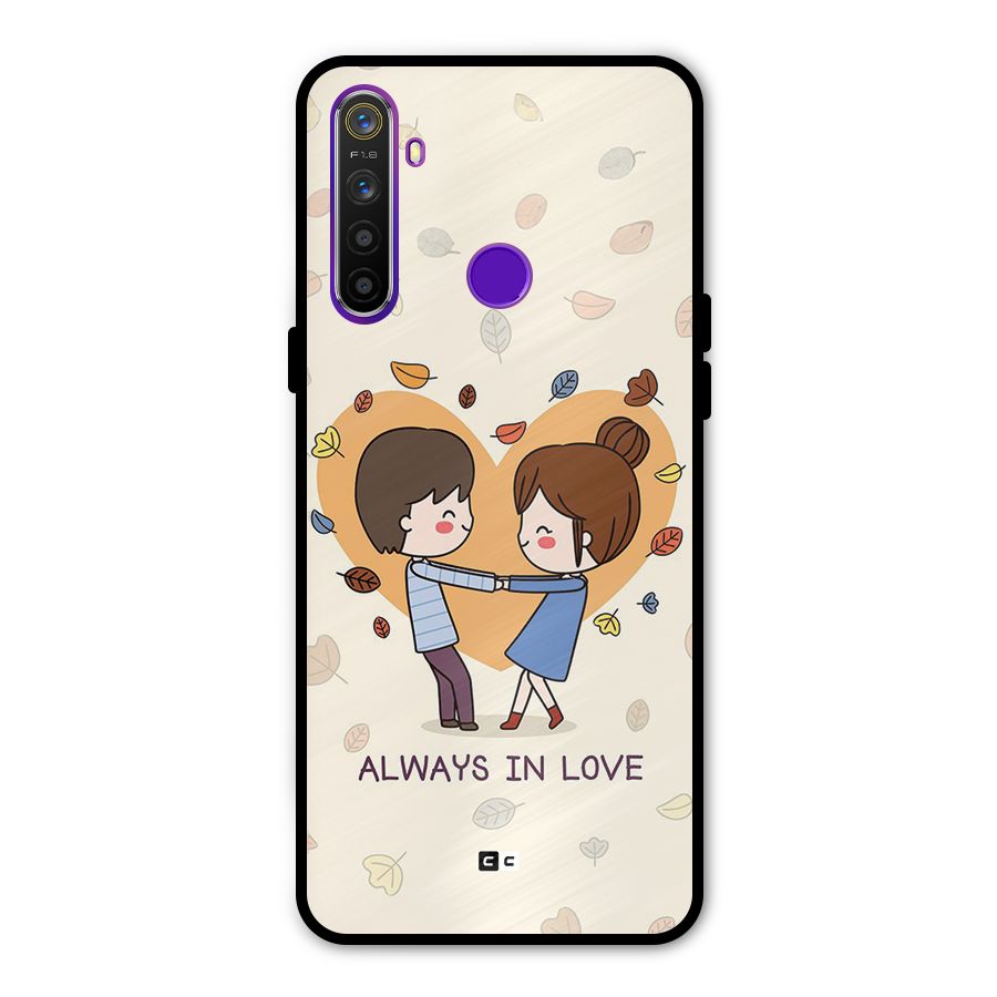 Always In Love Metal Back Case for Realme 5