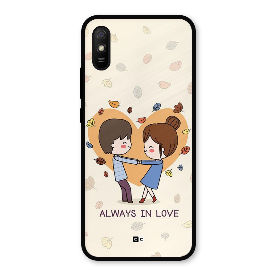 Always In Love Metal Back Case for Redmi 9a