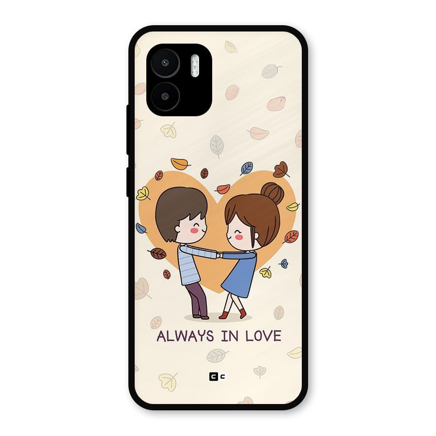 Always In Love Metal Back Case for Redmi A2