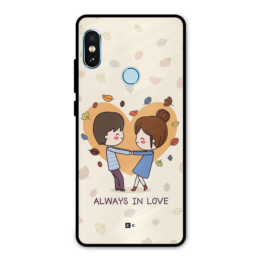 Always In Love Metal Back Case for Redmi Note 5 Pro
