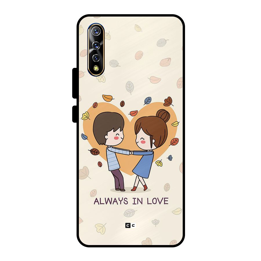 Always In Love Metal Back Case for Vivo S1