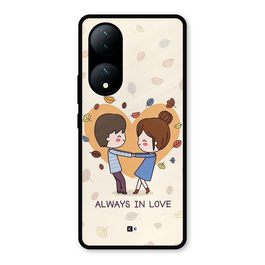Always In Love Metal Back Case for Vivo Y100a
