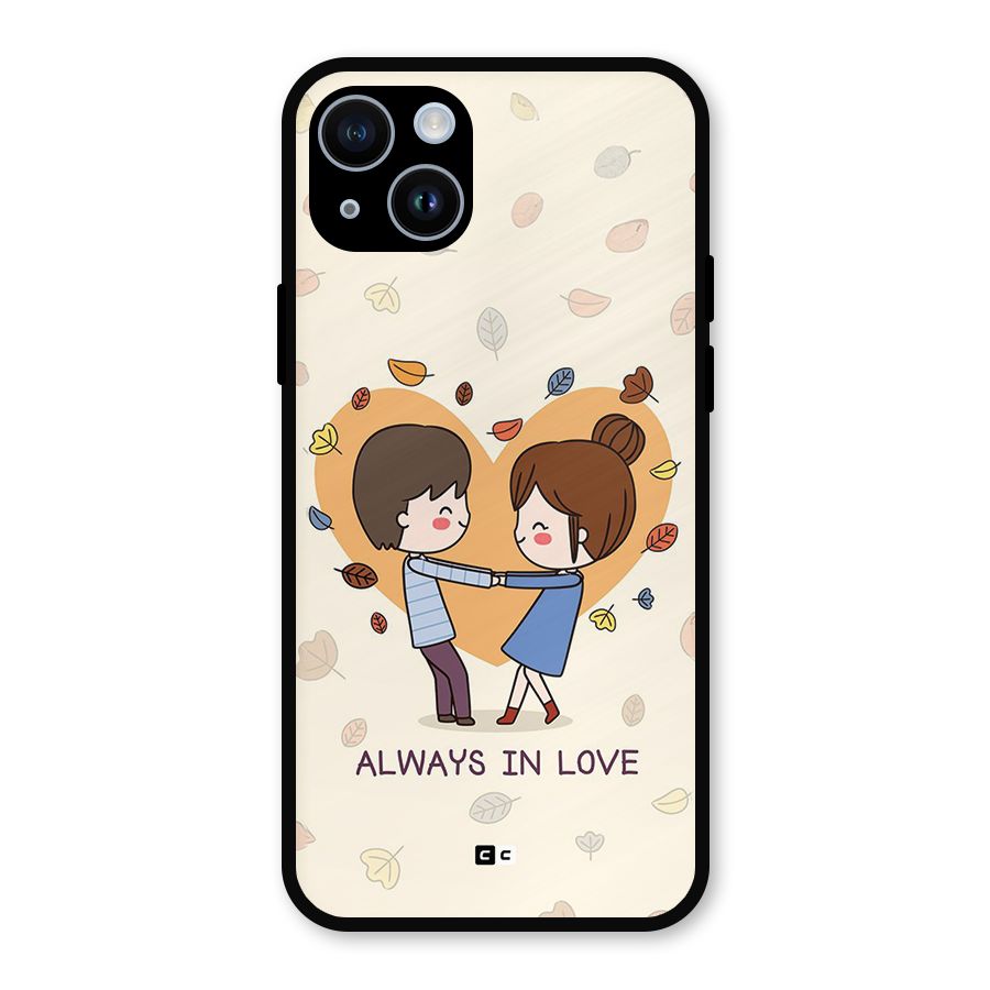 Always In Love Metal Back Case for iPhone 14
