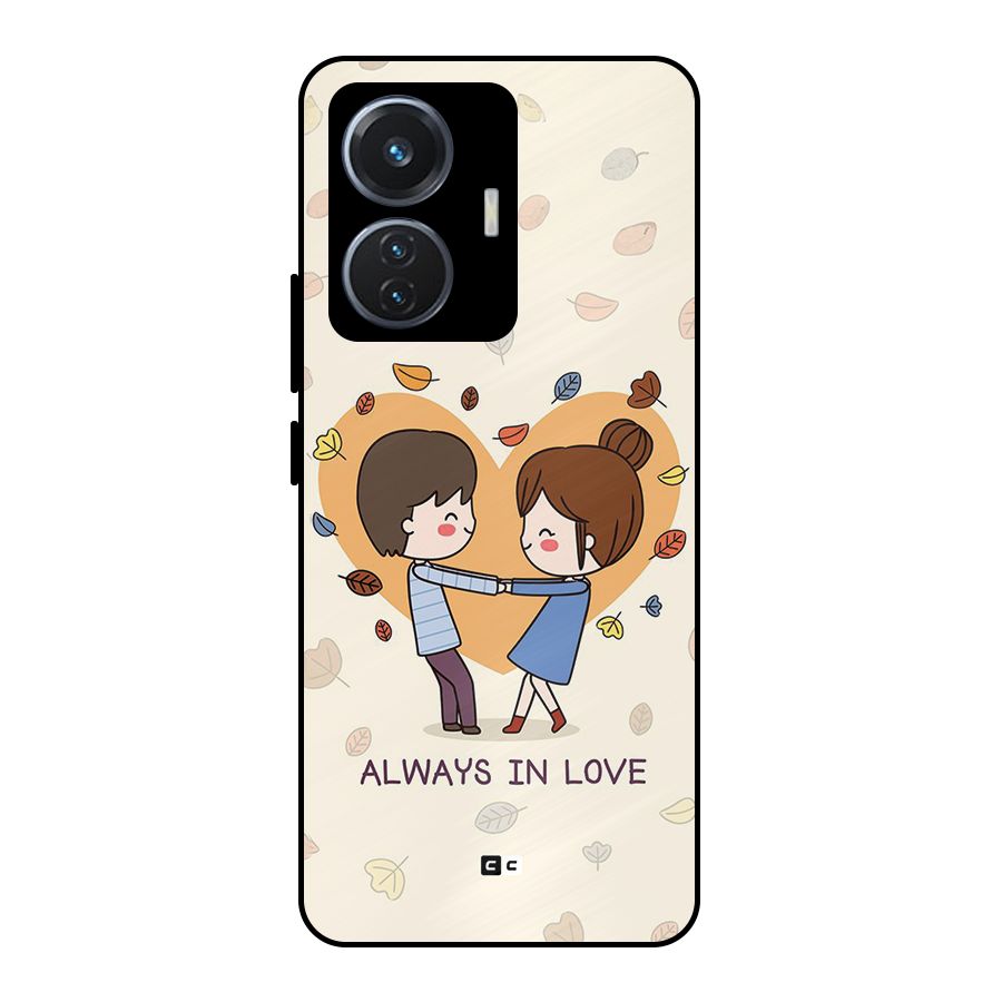 Always In Love Metal Back Case for iQOO Z6 44W