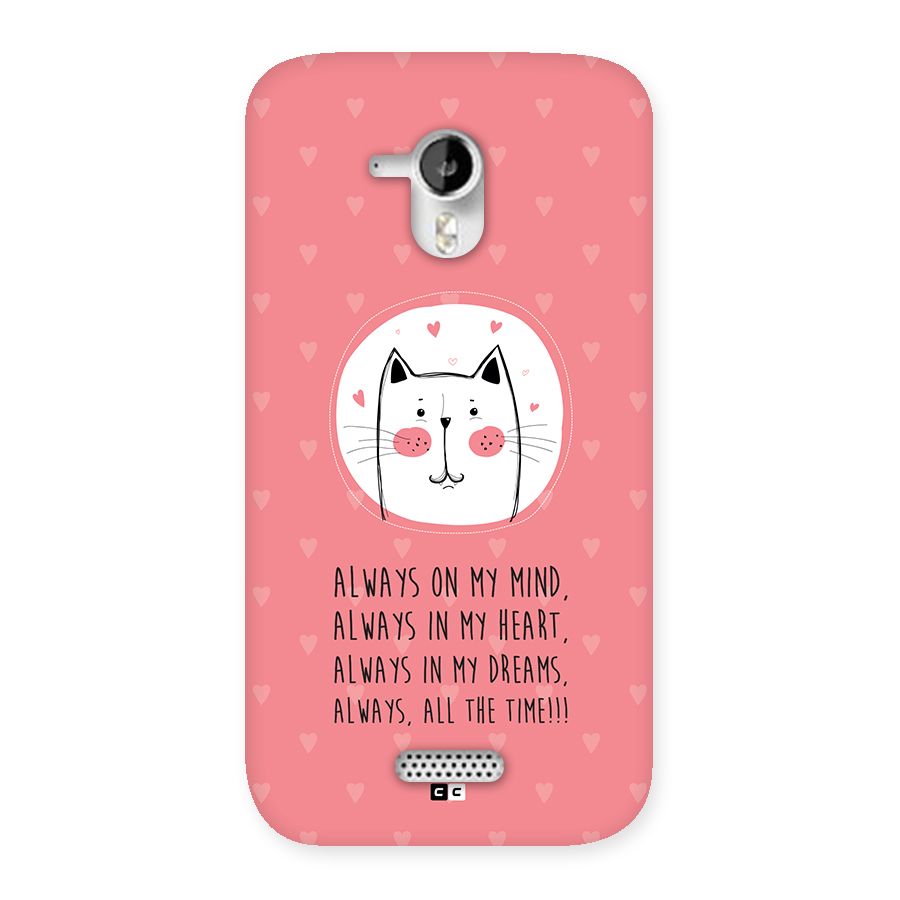 Always In Mind Back Case for Canvas HD A116