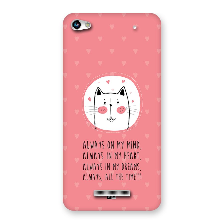 Always In Mind Back Case for Canvas Hue 2 A316